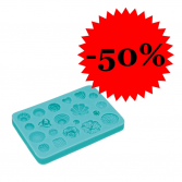 FONDANT-FORMÁZÓ SZILIKON / ROZETTÁK - 50%-OS KEDVEZMÉNNYEL 